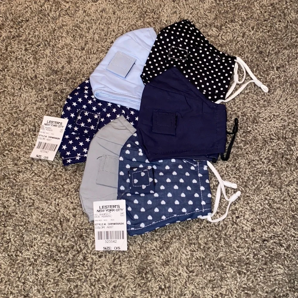 NWT Set of 6 Face Masks